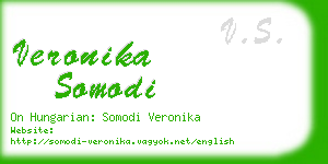 veronika somodi business card